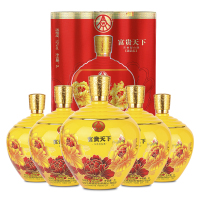五粮液(WULIANGYE)股份有限公司富贵天下藏品级（黄色）浓香型白酒2000ml单瓶送礼白酒