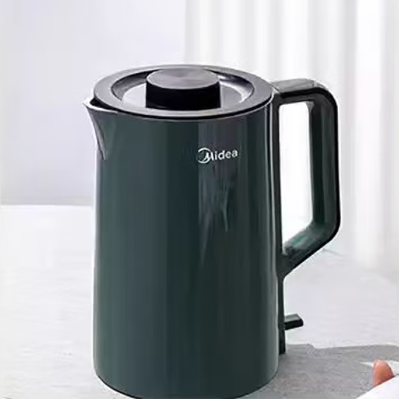 美的(Midea)电热水壶家用自动断电双层防烫304不锈钢可团购定制 SH15M1-110/ 1.5L高清大图