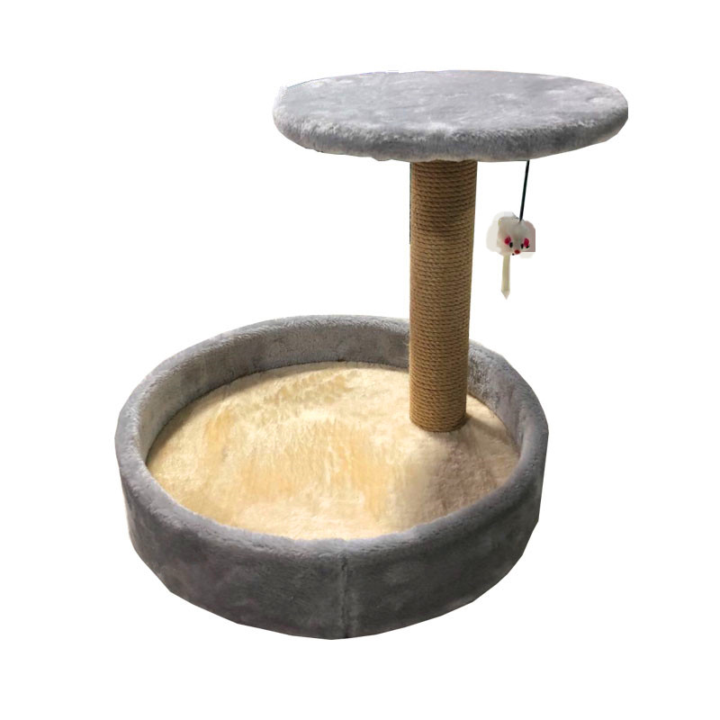 猫爬架猫窝猫树一体小型别墅猫抓板磨爪器四季通用网红实木大树屋高清大图