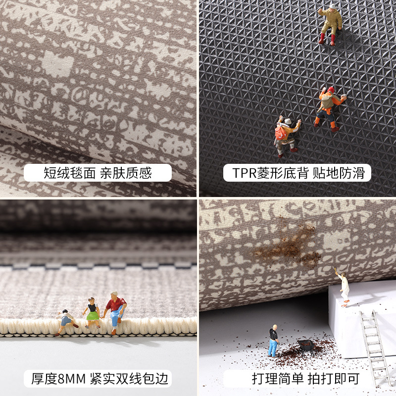 入户门垫进门出入平安地垫新款家用脚垫大门口玄关垫子高级感地毯