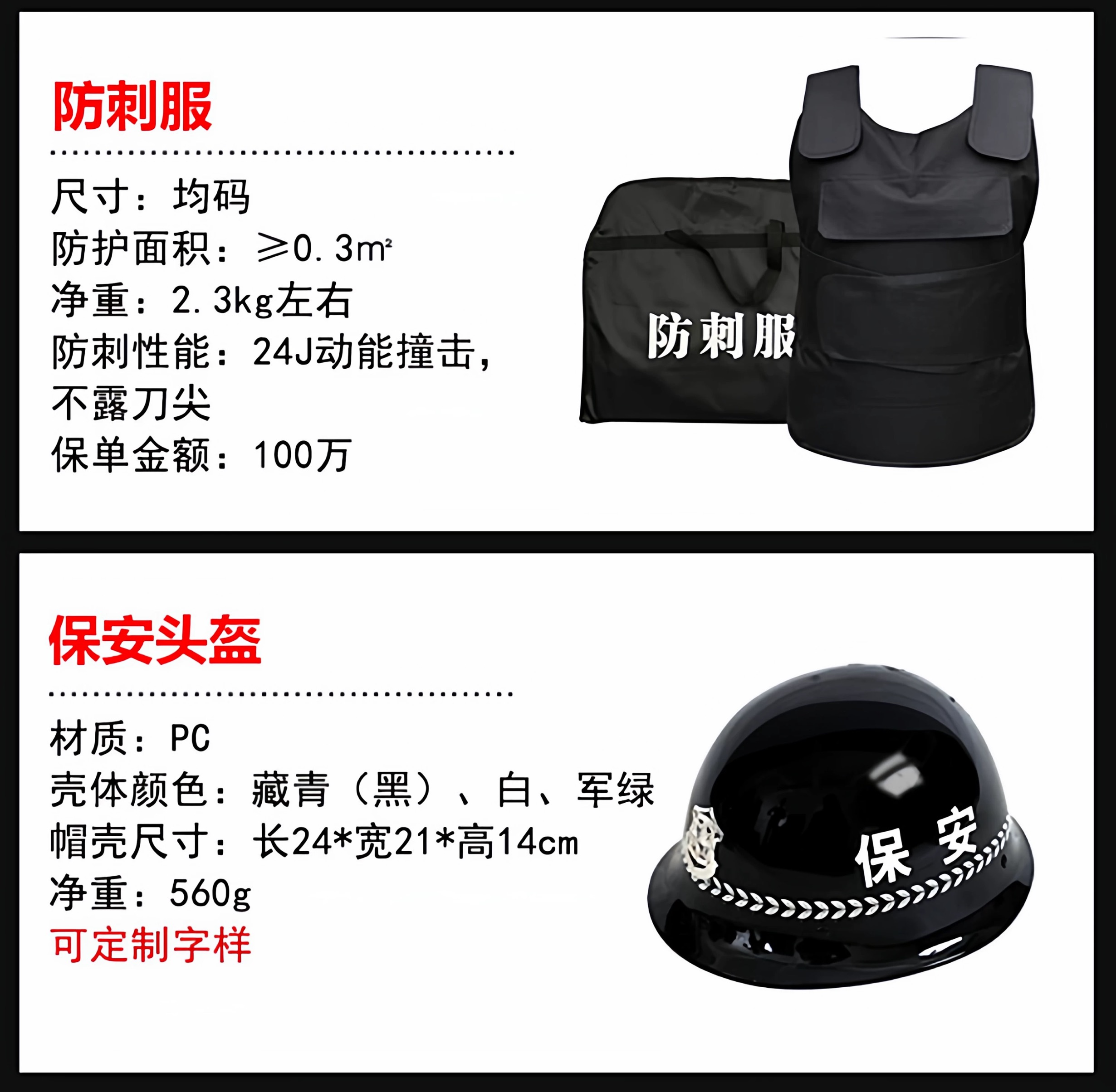 诚智旺 安保器材 防暴器材八件套/套高清大图