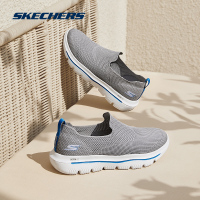 Skechers斯凯奇2021春季GOWALK一脚蹬减震健步鞋男子运动鞋