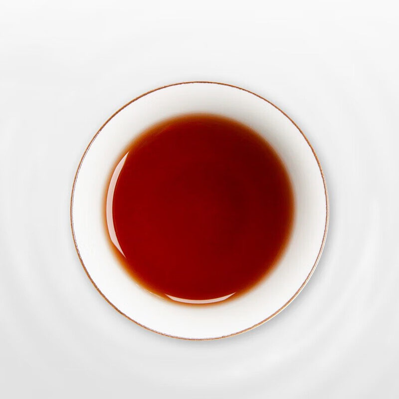 大益 茶叶礼盒 普洱茶 中华老字号 3年陈普知味 饼茶礼盒 熟茶357g/饼高清大图