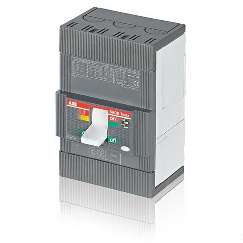 ABB Tmax塑壳断路器T3N250 MA160/960-1920 PMP 3P(包装数量 1个)