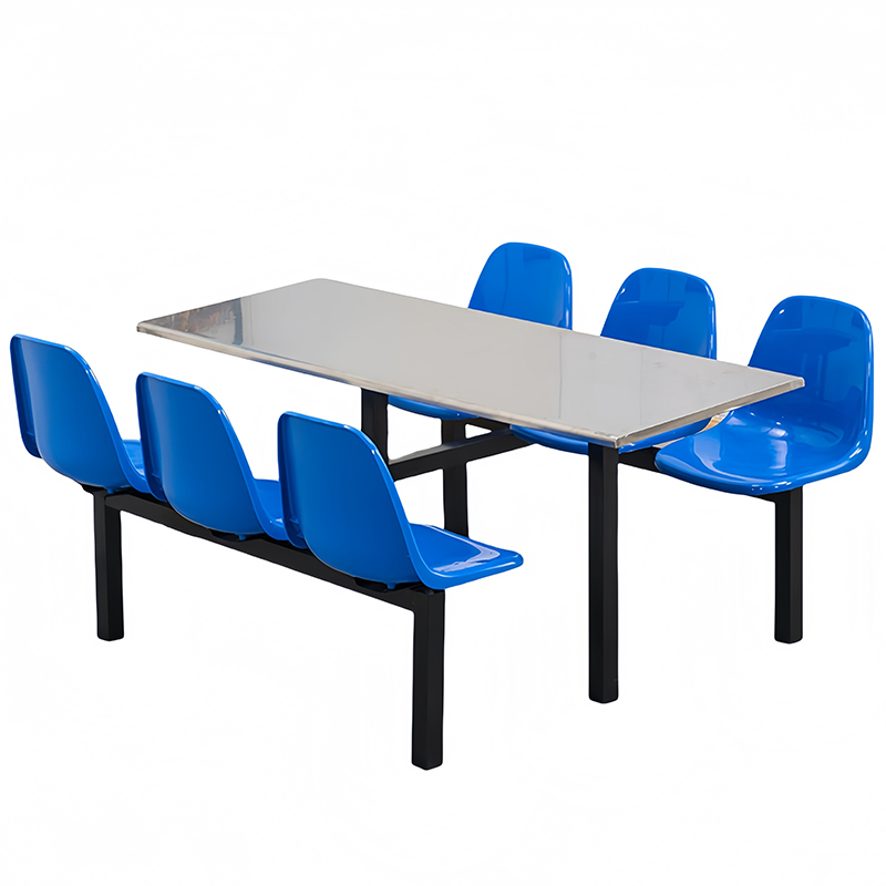 芙瑞塔连体餐桌 1.6*1.6米套高清大图