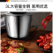 德玛仕（DEMASHI）绞肉机 家用电动不锈钢 搅拌机绞馅机大容量 碎菜碎肉绞菜机 辅食料理机JR-B03-单刀