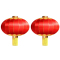 锦瑞星大红灯笼180#直径120cm(绸布)/个