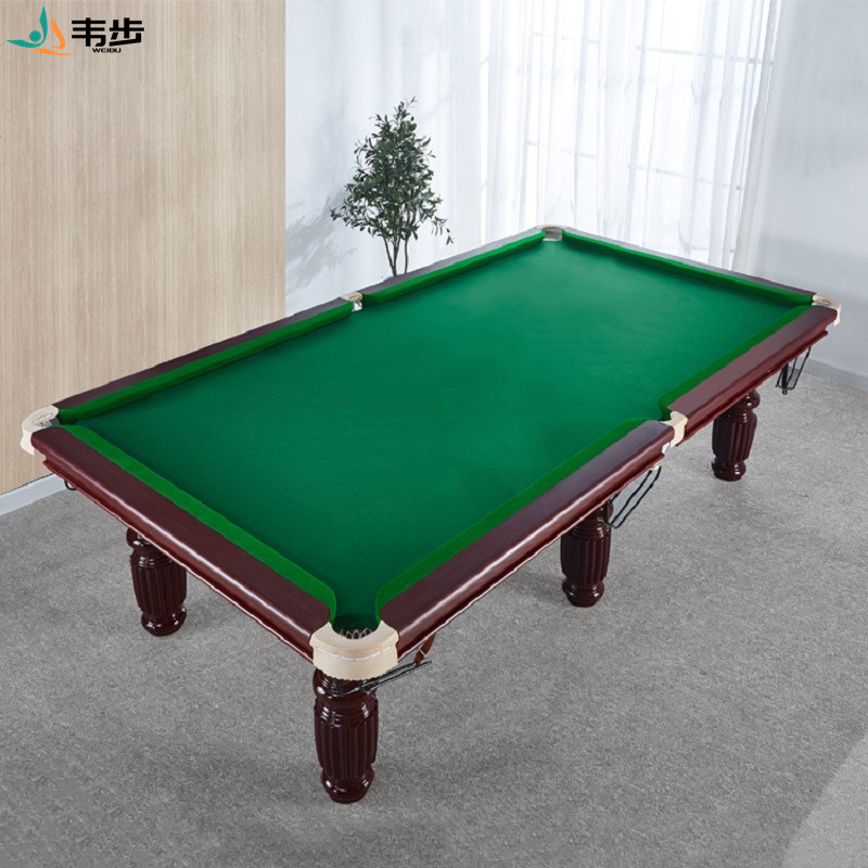 韦步S800斯诺克台球桌国标准球房俱乐部家用木库英式斯诺克桌球台 S800/10尺斯诺克(3.2米长)钢库