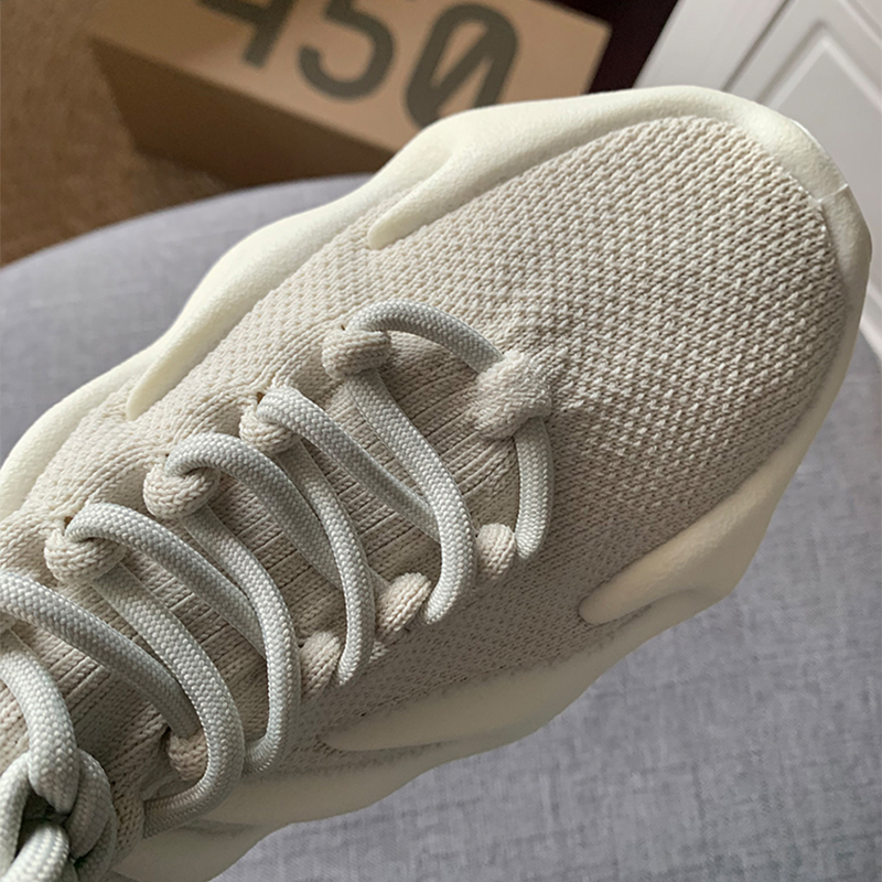 加勒特奈夫jialetenaifu夏季透气男鞋椰子鞋yeezy450灰白火山小笼包