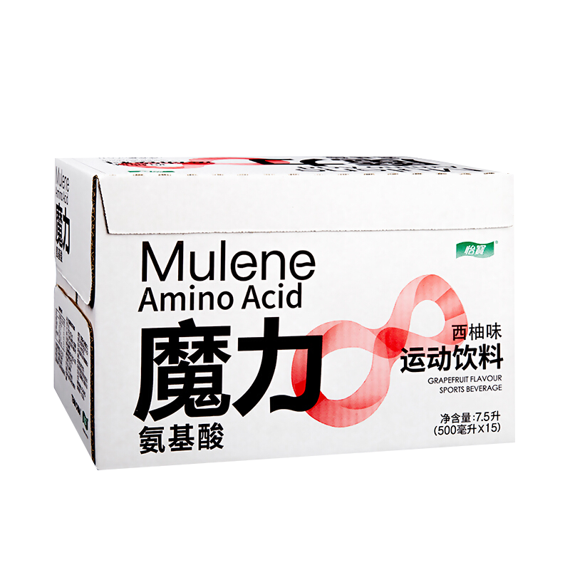 怡宝魔力 电解质功能性饮料 运动补给 维他命氨基酸 500ml*15整箱装 西柚味