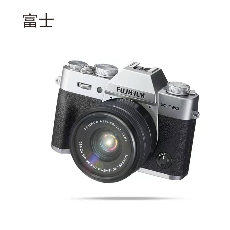 富士(FUJIFILM)X-T20(XC15-45MM) 黑色微单套机(4K高清)
