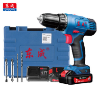 东成锂充电式手电钻套装