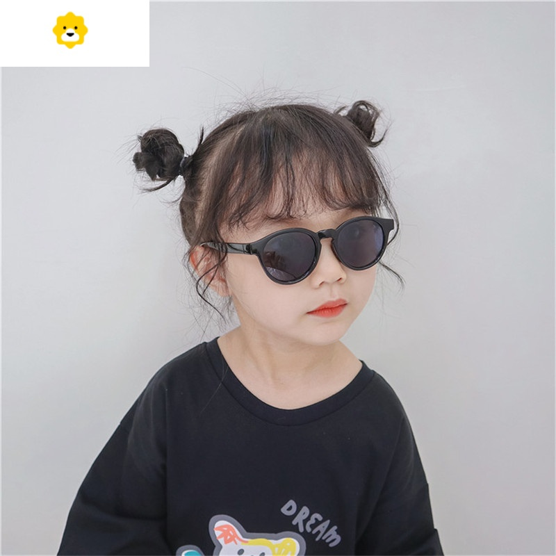 喻娄儿童硅胶太阳眼镜女童男童墨镜可爱软腿偏光镜防晒幼童小童2岁4岁儿童太阳镜