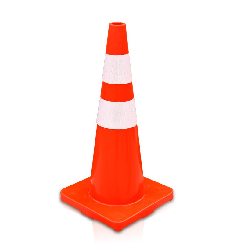 pvc路锥反光圆锥70cm橡胶pvc塑料路锥反光警示锥桶雪糕筒路障锥45cm