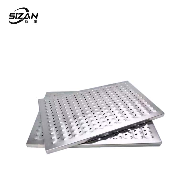 斯赞 防滑防鼠201不锈钢地沟盖板 580*450*厚2.2mm 块高清大图