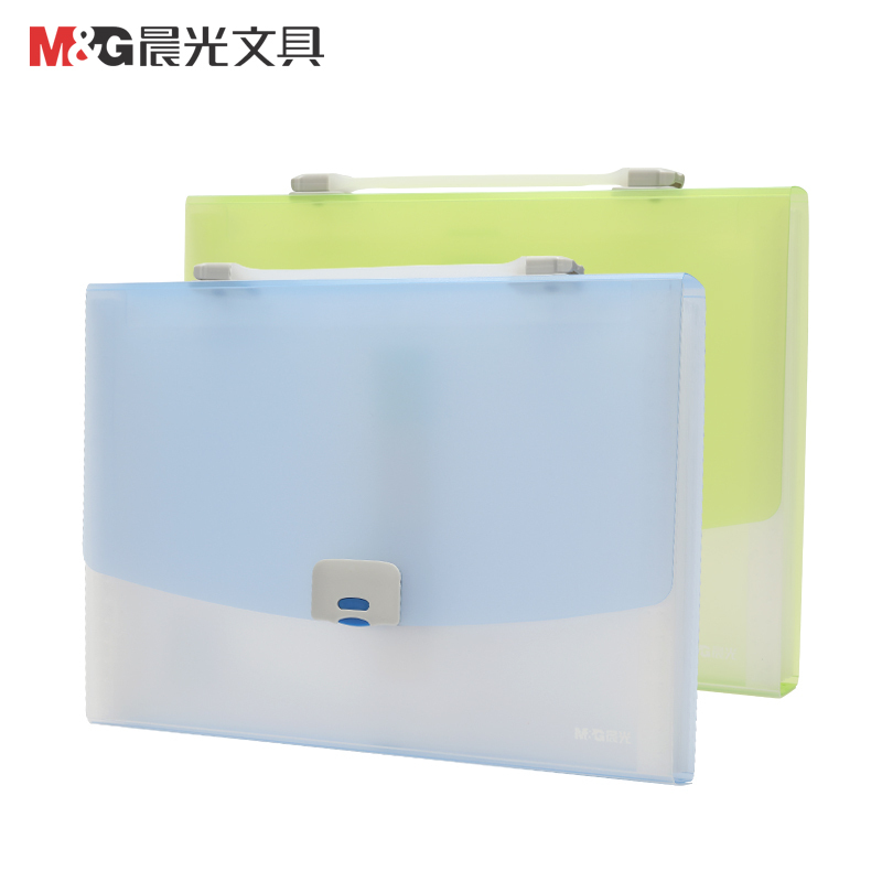 晨光(M&G) AWT90961 银锐系列风琴包 单个装, 灰色 长度:332mm 宽度:240mm 高度:38mm