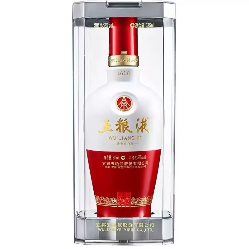 五粮液1618 52度375ml*1瓶 浓香型白酒高清大图