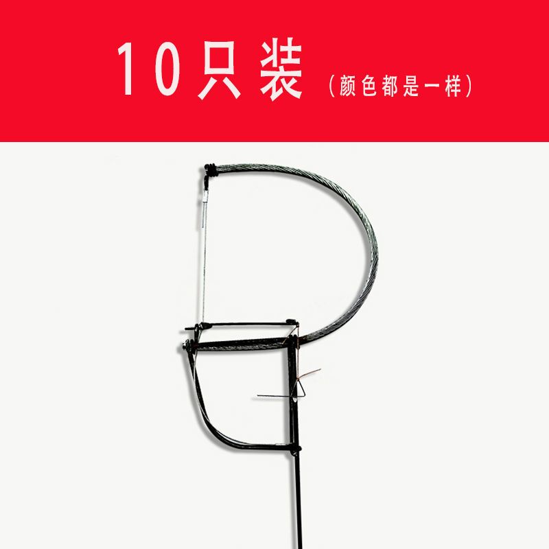 (老鼠夹10支)|捕鼠器无齿不锈钢丝结构新款强力高效家用户外商铺老鼠夹简单易用