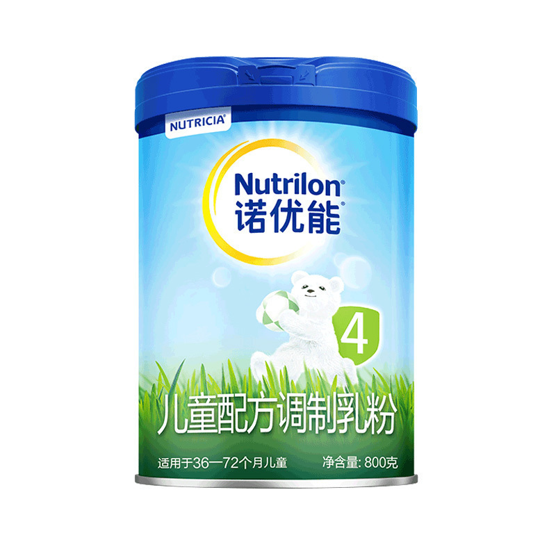 诺优能PRO铁罐儿童配方奶粉4段800g(36-72个月)原装进口罐装