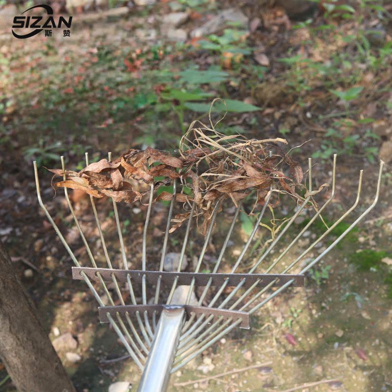 斯赞 钢丝耙子 带1.2米钢管柄 把图片