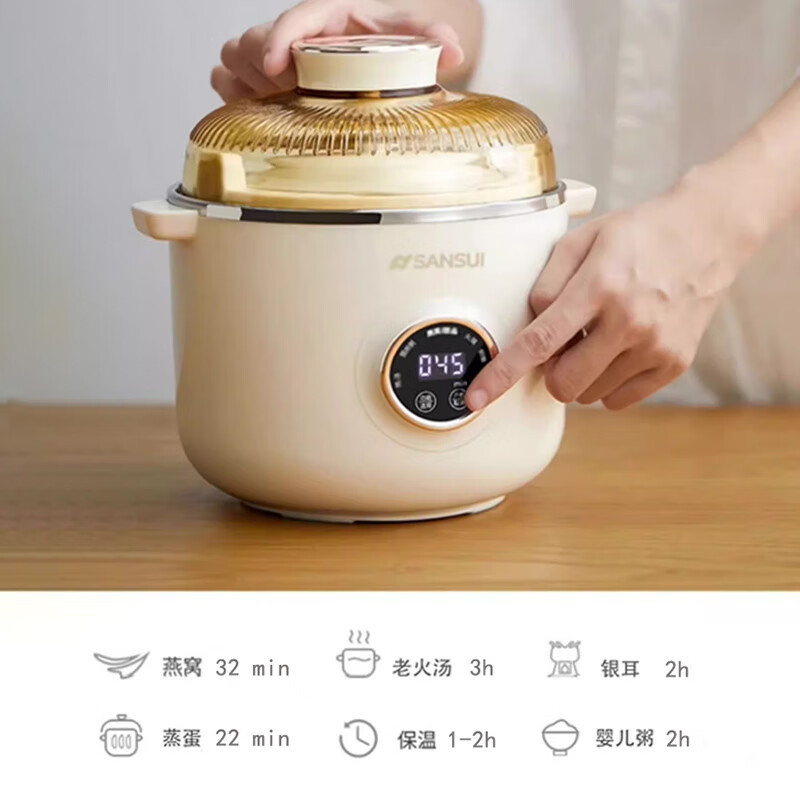 山水(SANSUI)1.2L多功能电炖锅SDZ-19S高清大图