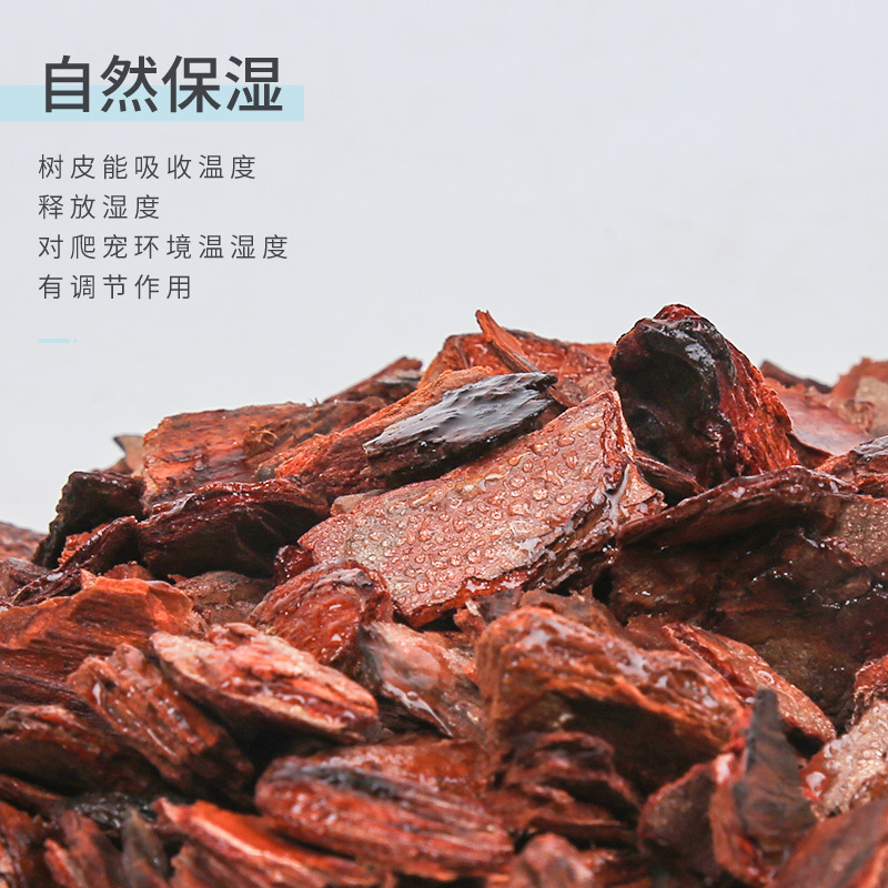 爬宠垫材爬虫树皮躲避陆龟蛇蜥蜴变色龙饲养箱森林地表保湿高清大图