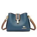 包包女包新款斜挎单肩包撞色时尚水桶包女士包包欧美_1 蓝色