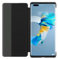 华为(HUAWEI)mate40Pro 5G手机壳原装保护套智能翻盖休眠视窗皮套 高档商务防摔全包手机壳手机套原装正品