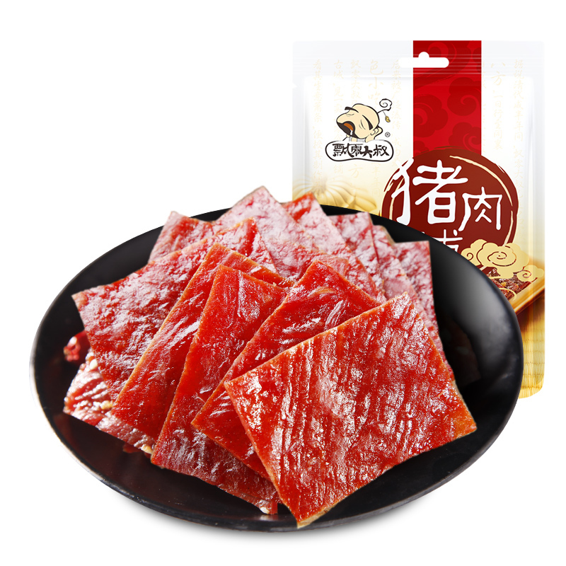 飘零大叔精制香辣猪肉脯100g
