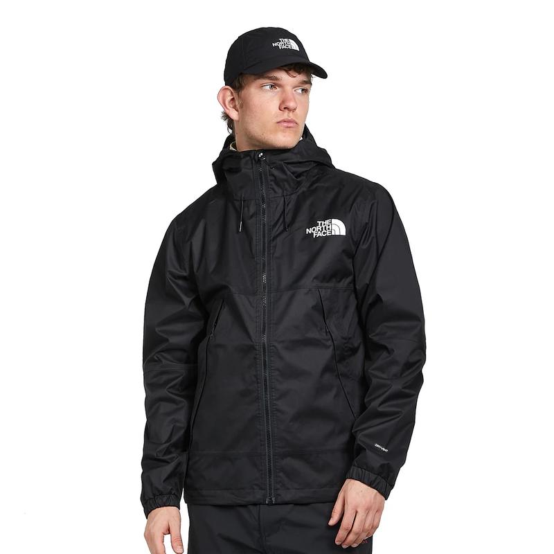 THE NORTH FACE乐斯菲斯冲锋衣男防水透气防风耐磨黑色连帽