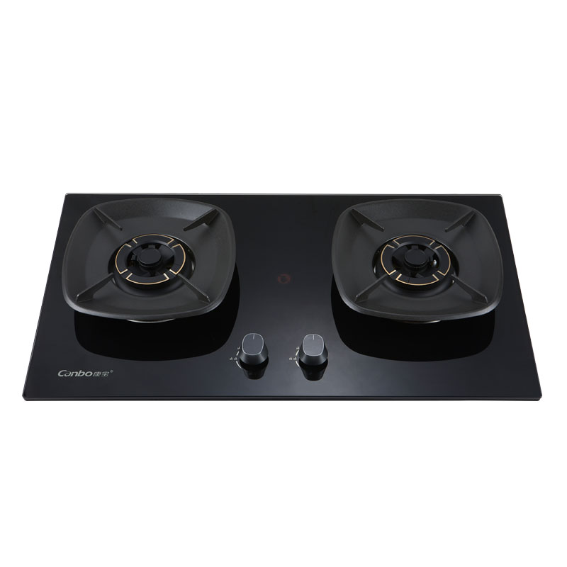 康宝燃气灶(天然气) 家用超一级能效5.2KW 嵌入式台式两用灶具 聚能环钢化玻璃面板灶具JZT-Q252-B316高清大图