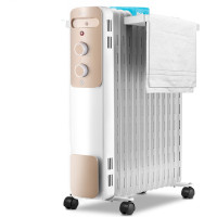 美的 取暖器油汀 HY22M 13片2200W 大面积散热片 倾倒断电 适用20-25㎡ 电暖气家用暖气机