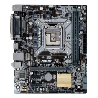 华硕（ASUS） H110M-D DDR4内存 电脑游戏主板 带打印机接口 INTEL平台 LGA1151