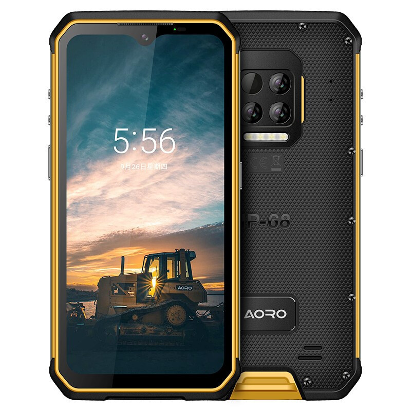 遨游(AORO)A9红外热成像工业智能终端温测手机三防手机 全网通4G后置 四摄像头三防版 带热成像功能(8+128G)高清大图