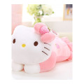 美帮汇hellokitty公仔KT猫布娃娃哈喽凯蒂猫公仔毛绒玩具布玩偶抱枕 【正版授权】18寸-45厘米 趴姿