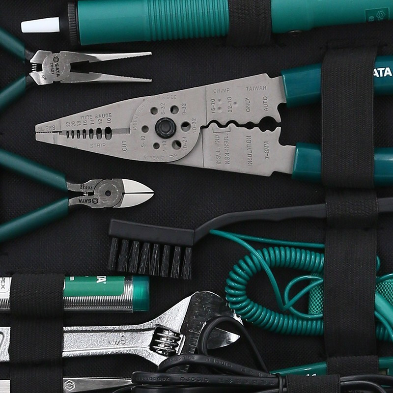 世达(SATA) 03760 电子维修工具套装电工日常检修 28件电子工具组套 03760