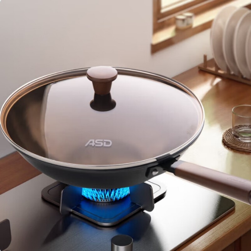 爱仕达(ASD)甄铁无涂层 炒锅CF32B12TG