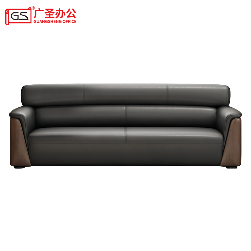 GS广圣 办公沙发接待沙发西皮沙发三人位 F0503 张高清大图