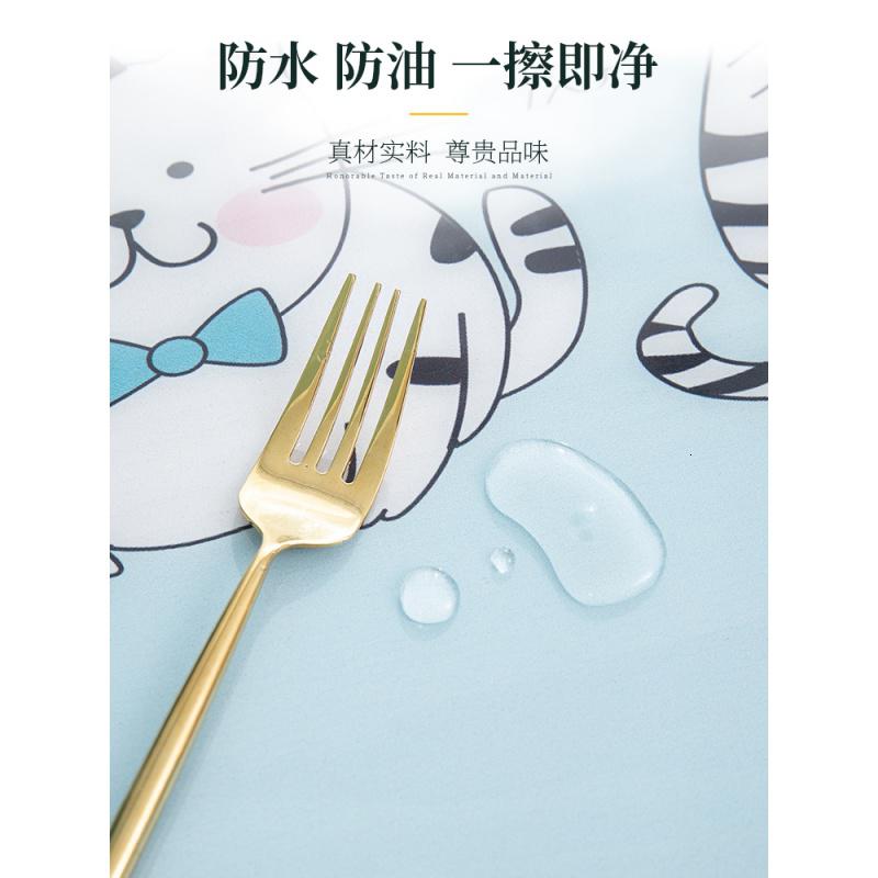 美帮汇北欧软玻璃PVC桌布防水防烫防油免洗简约印花餐桌茶几垫胶垫高清大图