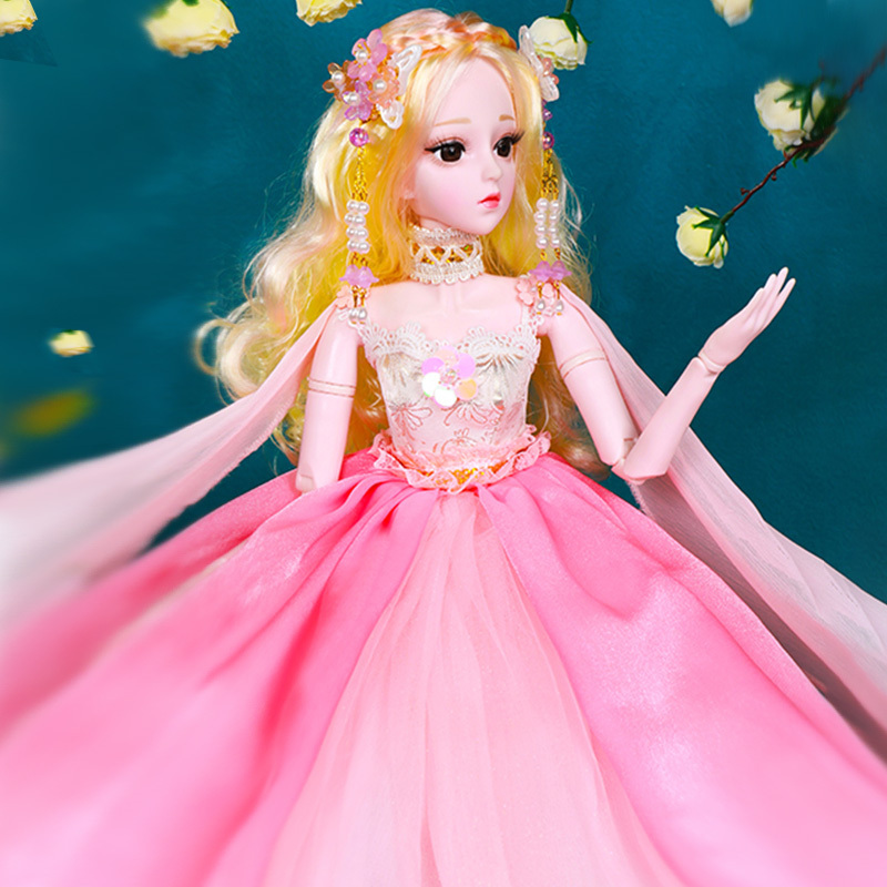 菲妮朵儿60厘米超大号国风彤乐芭比洋娃娃玩具套装女孩公主古装汉服