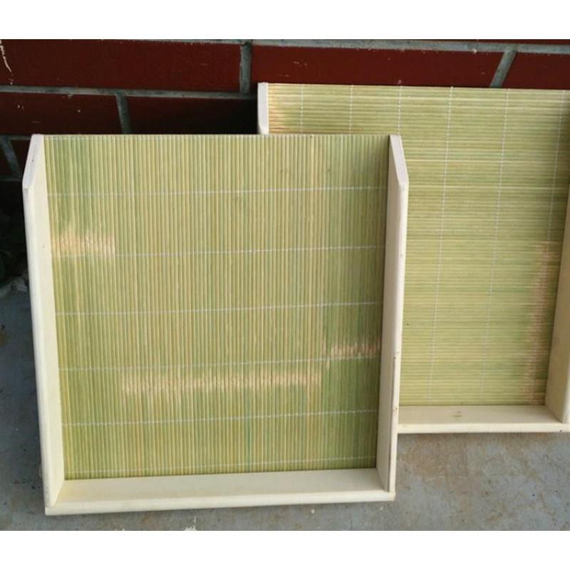 竹子木质饺子馄饨盖帘长方形竹制可摞放托盘盘水饺盘饺子帘托盘盒 25*20*4(1个)