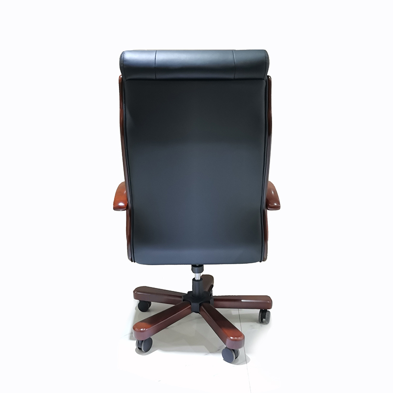慕岛办公椅班椅黑色牛皮ct7161