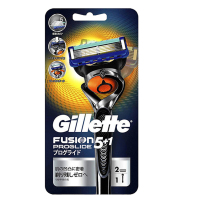 吉列(GILLETTE) 锋隐5致顺 5+1层刀片 清爽手动剃须刀刮胡刀 1个刀架+2个刀头 橙色