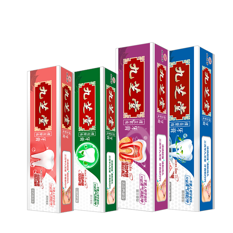 九芝堂中药牙膏四支装400g