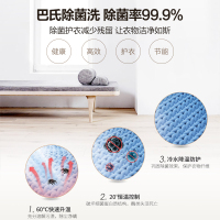 Haier海尔洗衣机 滚筒洗衣机10公斤变频节能大容量 高温筒自洁消毒巴氏除菌 全自动滚筒洗衣机海尔