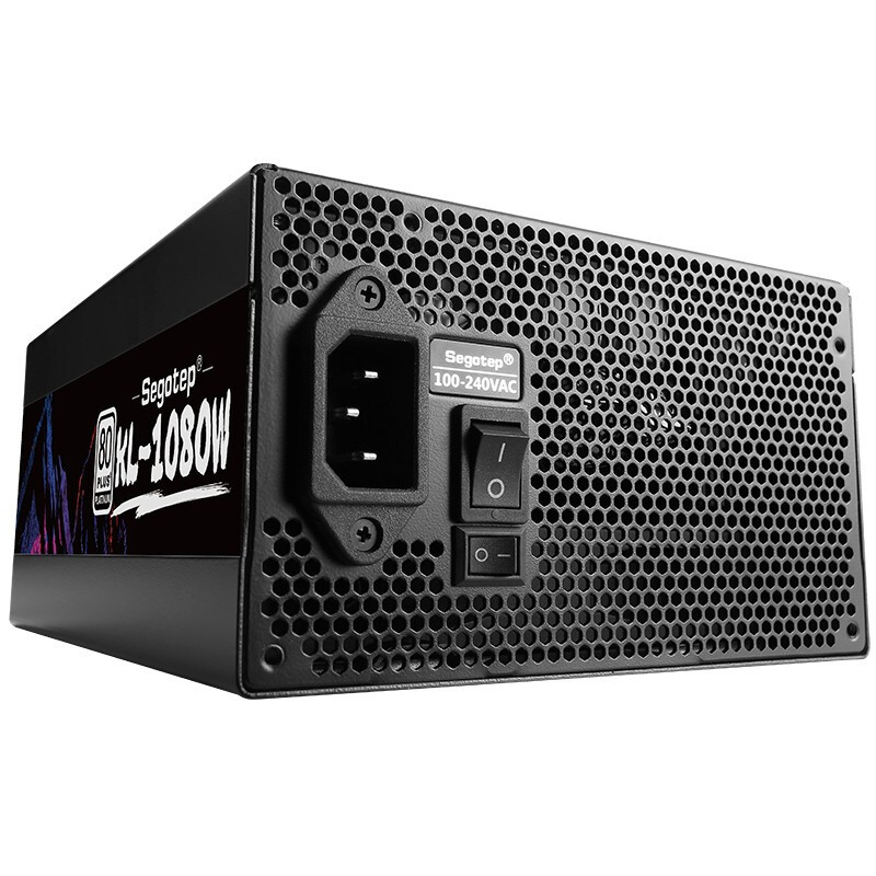 鑫谷(Segotep)额定1080W 昆仑KL-1080W电脑电源(白金牌全模组/10年质保/银色高光模组线/日系电容)