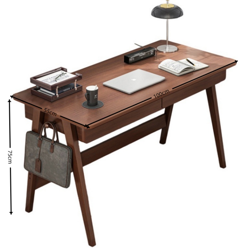 攸形办公桌100*55*75cm张高清大图
