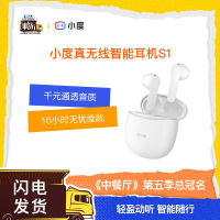小度真无线智能耳机S1 蓝牙运动耳机 半入耳式通话降噪 音乐耳机 适用苹果华为小米手机 白色