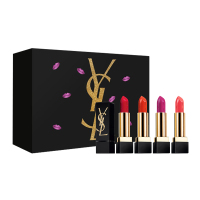 圣罗兰(YSL)黑金诱惑限量「方管」4支装礼盒(口红1#+口红13#+口红19#+口红52#)限量版礼盒