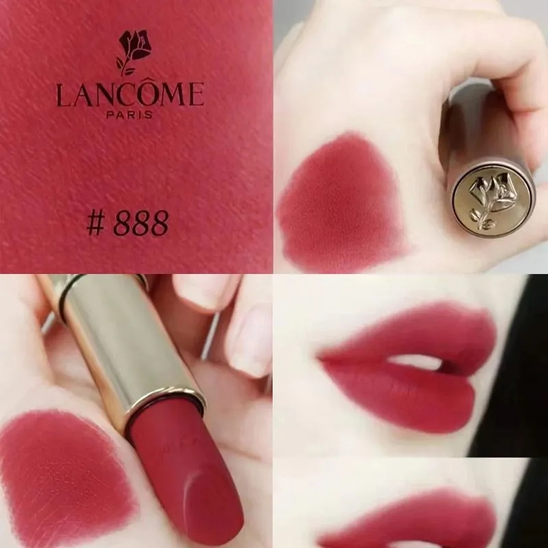 LANCOME兰蔻菁纯柔雾哑光唇膏3.4g #888小野莓